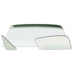 1964-66 MUSTANG REAR WINDOW GLASS, fastback, tinted.
